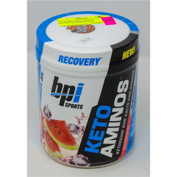 BPI SPORTS KETO AMINOS KETOGENIC BHB SALTS &