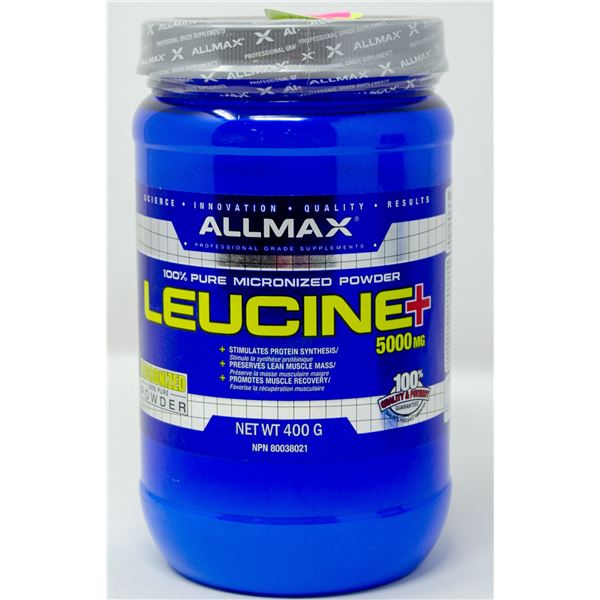 ALLMAX LEUCINE+ 5000MG 100% PURE MICRONIZED POWDER