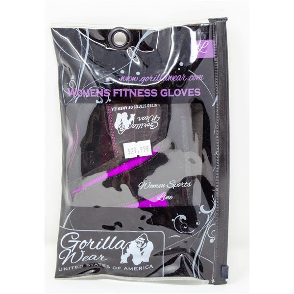 GORILLA WEAR WOMENS FITNESS GLOVES SIZE SMALL