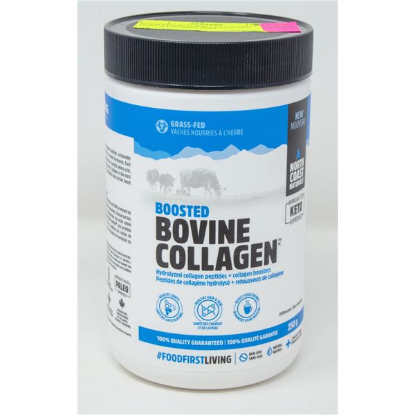 BOOSTED BOVINE COLLAGEN UNFLAVOURED 250G