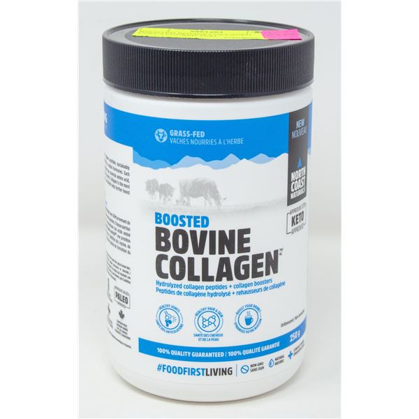 BOOSTED BOVINE COLLAGEN UNFLAVOURED 250G