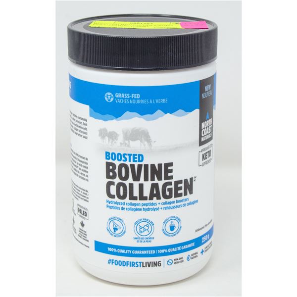 BOOSTED BOVINE COLLAGEN UNFLAVOURED 250G