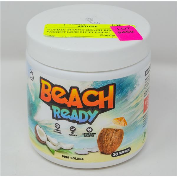YUMMY SPORTS BEACH READY WEIGHT LOSS SUPPLEMENT