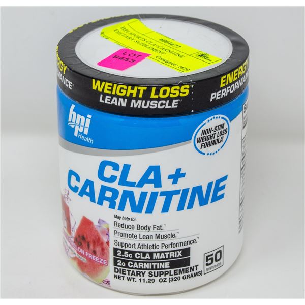 BPI SPORTS CLA+CARNITINE DIETARY SUPPLEMENT