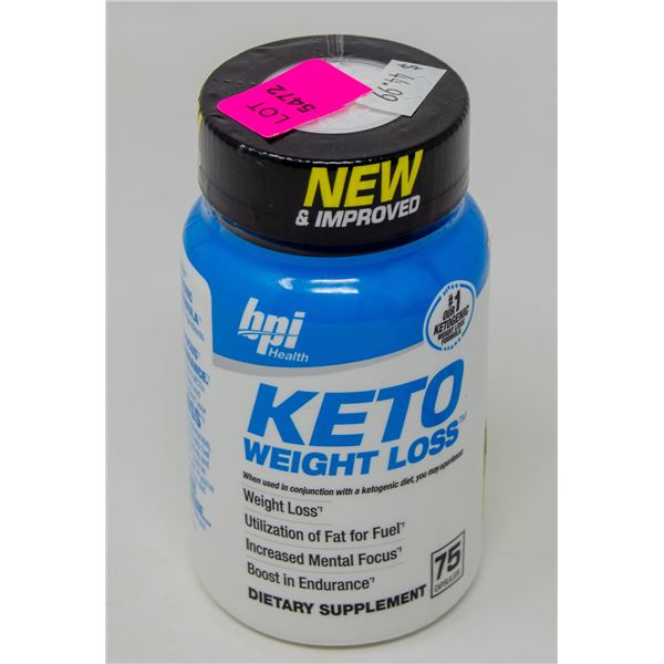 BPI HEALTH KETO WEIGHT LOSS DIETARY SUPPLEMENT