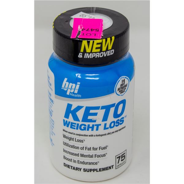 BPI HEALTH KETO WEIGHT LOSS DIETARY SUPPLEMENT
