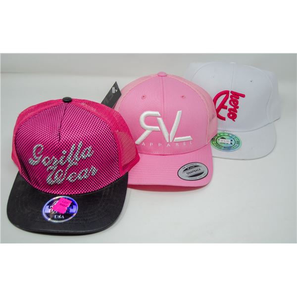 LOT OF THREE ASSORTED HATS