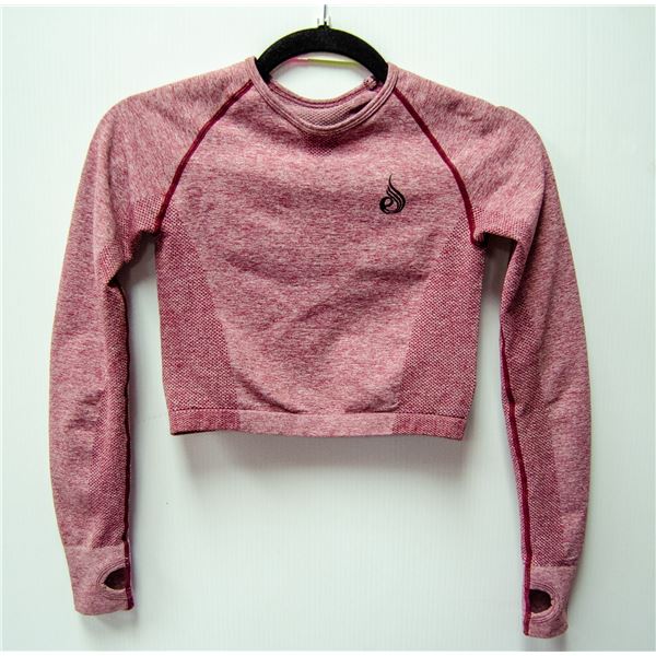 NEW RYDERWEAR LONGSLEEVE CROP SZ XS RETAIL $59.99