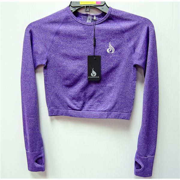 NEW RYDERWEAR LONGSLEEVE CROP SZ XS RETAIL $59.99