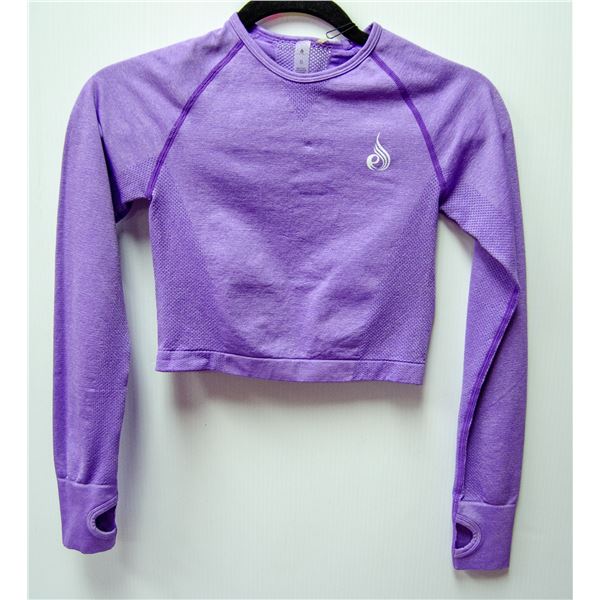 NEW RYDERWEAR LONGSLEEVE CROP SZ XS RETAIL $59.99