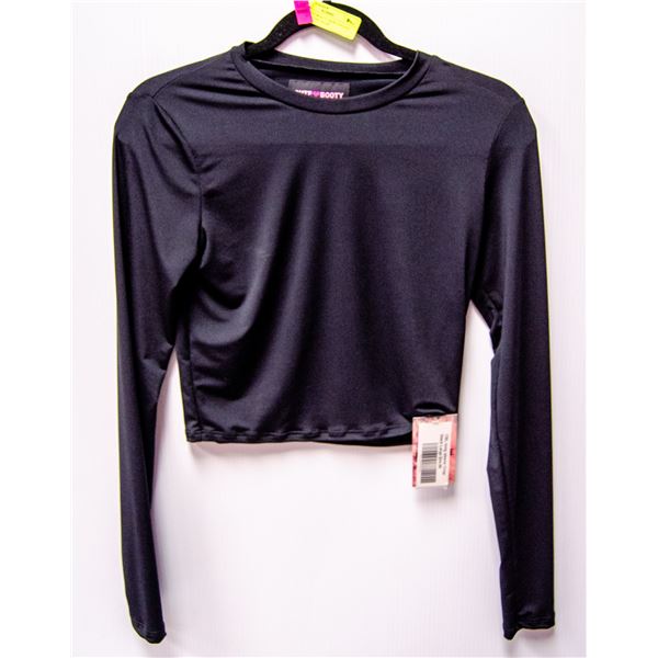 NEW CUTE BOOTY CROP TOP SIZE LARGE RETAIL $54.99