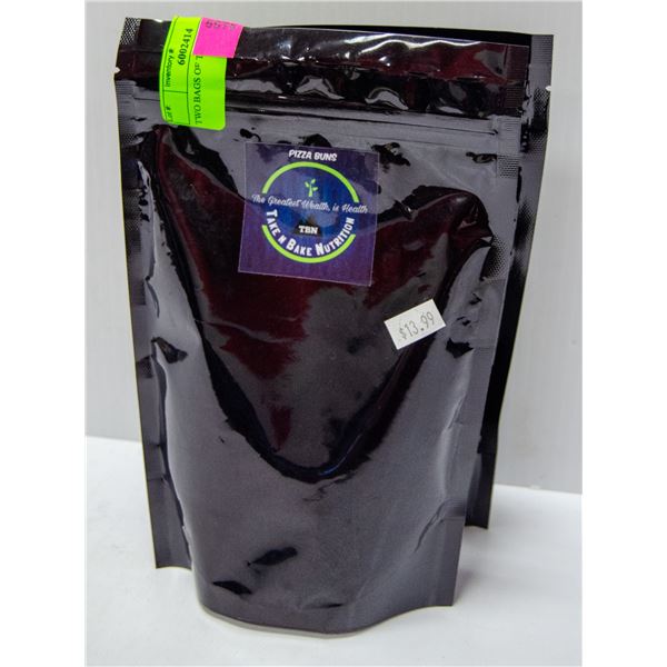 TWO BAGS OF TBN PIZZA BUNS MIX