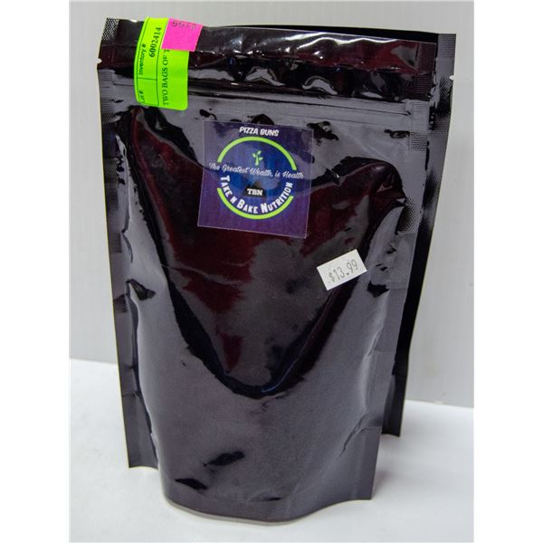 TWO BAGS OF TBN PIZZA BUNS MIX