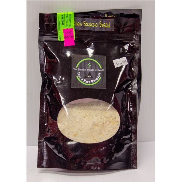 TWO BAGS OF TBN ITALIAN FOCACCIA BREAD MIX