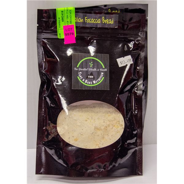 TWO BAGS OF TBN ITALIAN FOCACCIA BREAD MIX