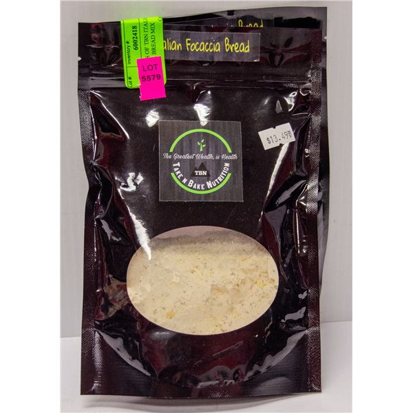 TWO BAGS OF TBN ITALIAN FOCACCIA BREAD MIX