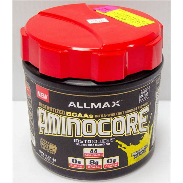 ALLMAX AMINOCORE ISNTANTIZED BCAAS INTRA-WORKOUT