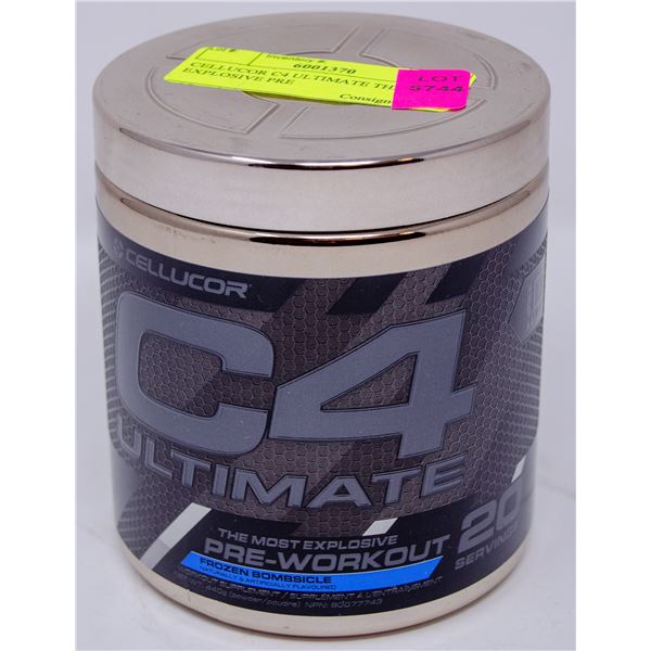 CELLUCOR C4 ULTIMATE THE MOST EXPLOSIVE PRE