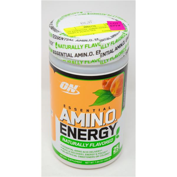 ON ESSENTIAL AMINO ENERGY SIMPLY PEACH TEA