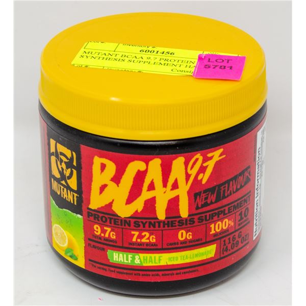 MUTANT BCAA 9.7 PROTEIN SYNTHESIS SUPPLEMENT HALF