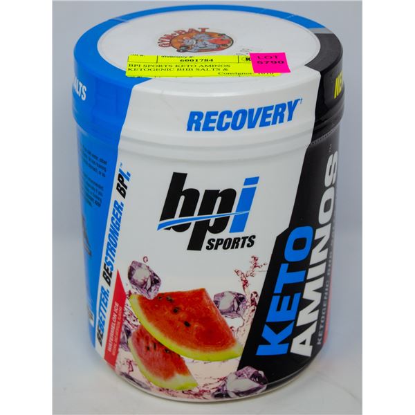 BPI SPORTS KETO AMINOS KETOGENIC BHB SALTS &