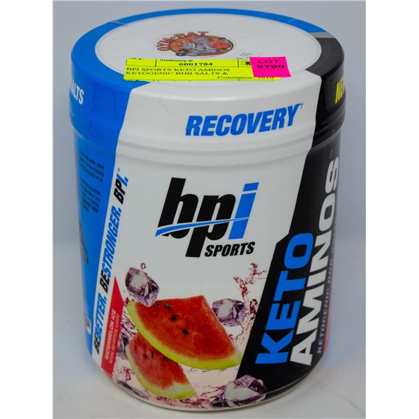 BPI SPORTS KETO AMINOS KETOGENIC BHB SALTS &