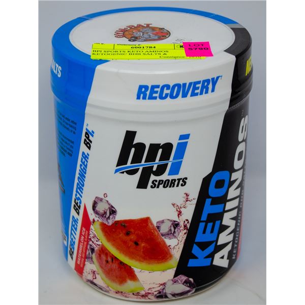 BPI SPORTS KETO AMINOS KETOGENIC BHB SALTS &