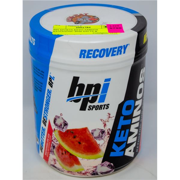 BPI SPORTS KETO AMINOS KETOGENIC BHB SALTS &