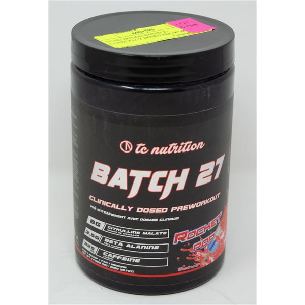 TC NUTRITION BATCH 27 CLINICALLY DOSED PRE-WORKOUT