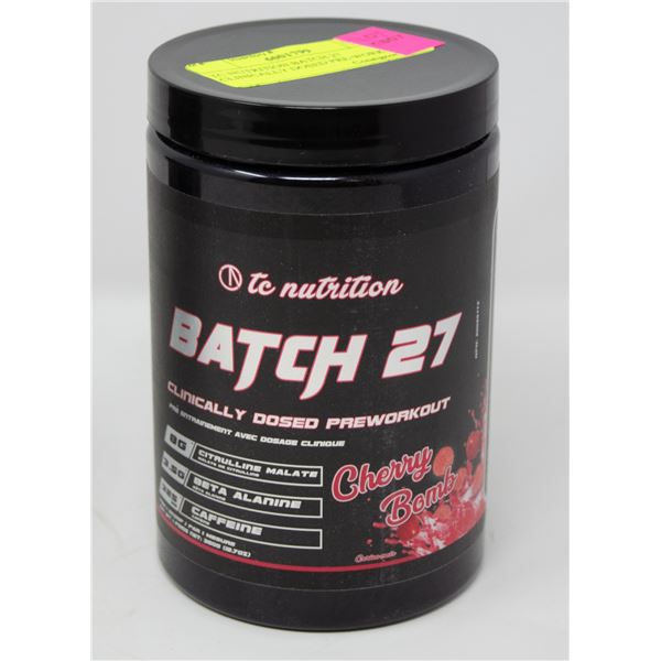 TC NUTRITION BATCH 27 CLINICALLY DOSED PRE-WORKOUT