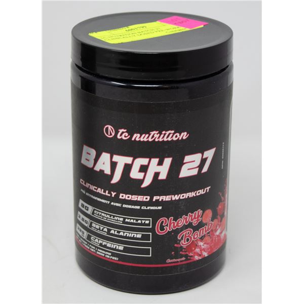 TC NUTRITION BATCH 27 CLINICALLY DOSED PRE-WORKOUT