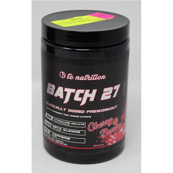 TC NUTRITION BATCH 27 CLINICALLY DOSED PRE-WORKOUT