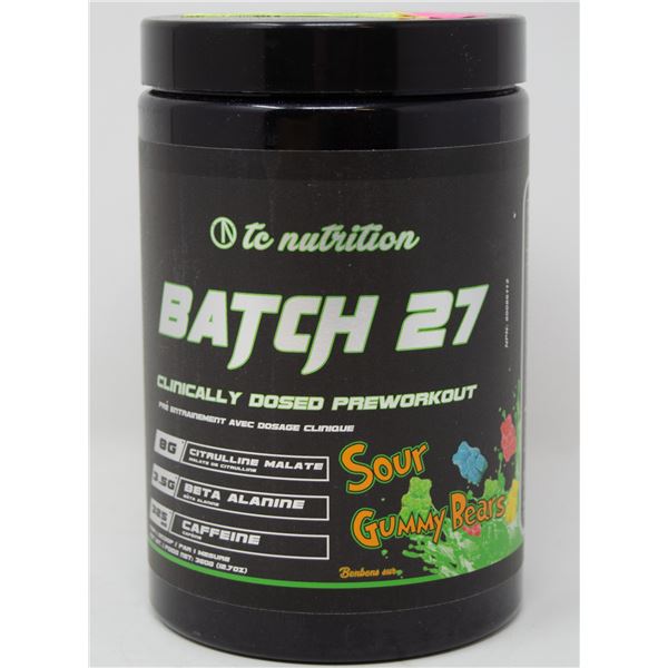 TC NUTRITION BATCH 27 CLINICALLY DOSED PRE-WORKOUT