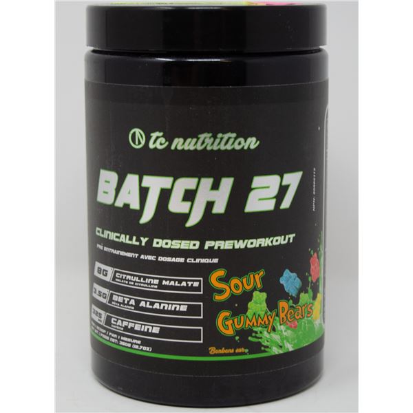 TC NUTRITION BATCH 27 CLINICALLY DOSED PRE-WORKOUT