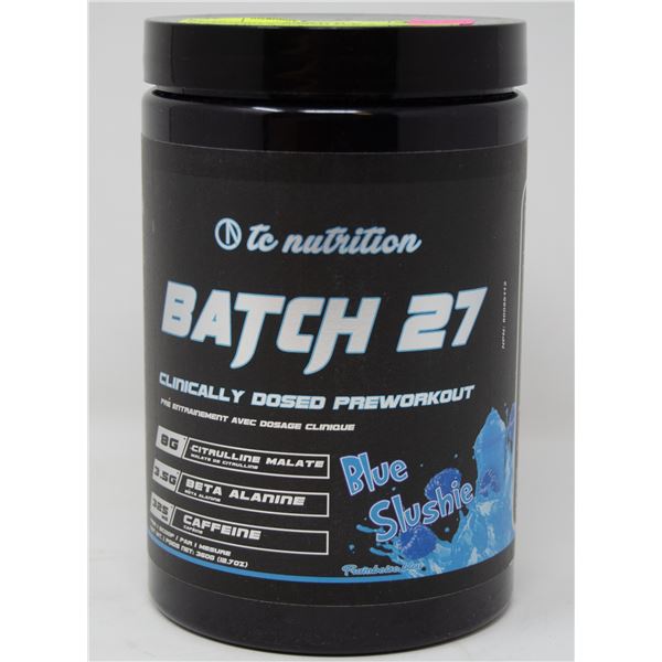 TC NUTRITION BATCH 27 CLINICALLY DOSED PRE-WORKOUT