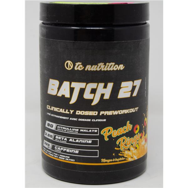 TC NUTRITION BATCH 27 CLINICALLY DOSED PRE-WORKOUT