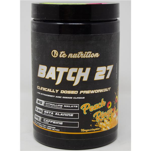 TC NUTRITION BATCH 27 CLINICALLY DOSED PRE-WORKOUT