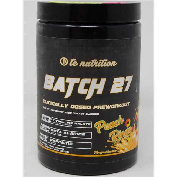 TC NUTRITION BATCH 27 CLINICALLY DOSED PRE-WORKOUT