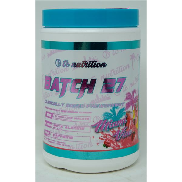 TC NUTRITION BATCH 27 CLINICALLY DOSED PRE-WORKOUT
