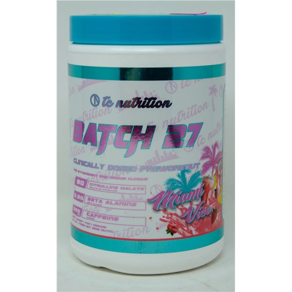 TC NUTRITION BATCH 27 CLINICALLY DOSED PRE-WORKOUT