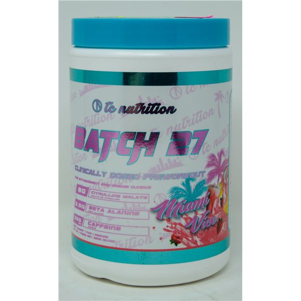 TC NUTRITION BATCH 27 CLINICALLY DOSED PRE-WORKOUT