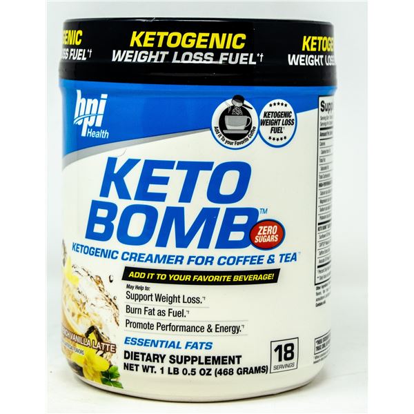 BPI KETO BOMB KETOGENIC CREAMER FOR COFFEE & TEA