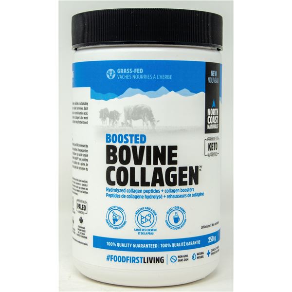 BOOSTED BOVINE COLLAGEN UNFLAVOURED 250G