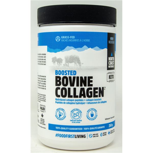 BOOSTED BOVINE COLLAGEN UNFLAVOURED 250G