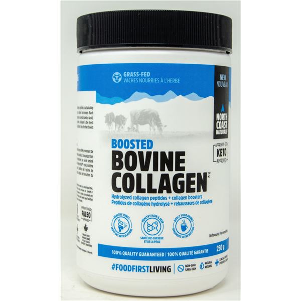 BOOSTED BOVINE COLLAGEN UNFLAVOURED 250G