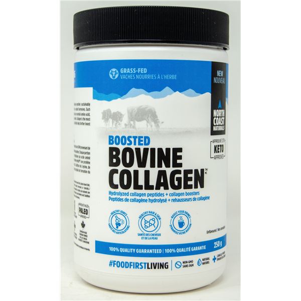 BOOSTED BOVINE COLLAGEN UNFLAVOURED 250G