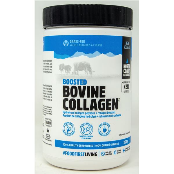 BOOSTED BOVINE COLLAGEN UNFLAVOURED 250G