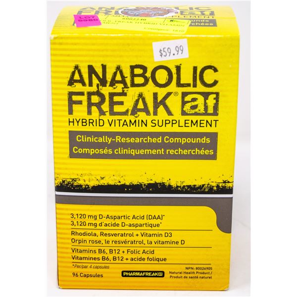 ANABOLIC FREAK HYBRID VITAMIN SUPPLEMENT
