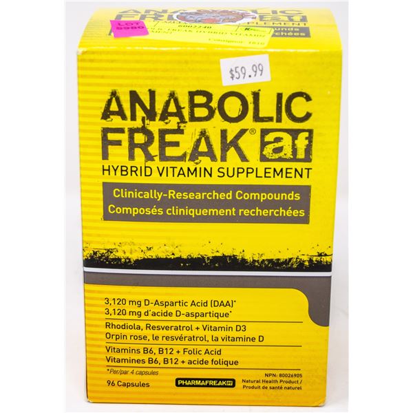 ANABOLIC FREAK HYBRID VITAMIN SUPPLEMENT