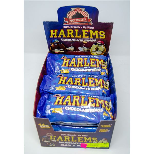 BOX OF 9 PACKS HARLEMS WHITE CHOCOLATE RINGS